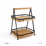استند چوبی مربع دوطبقه یونیک کد UN-2925